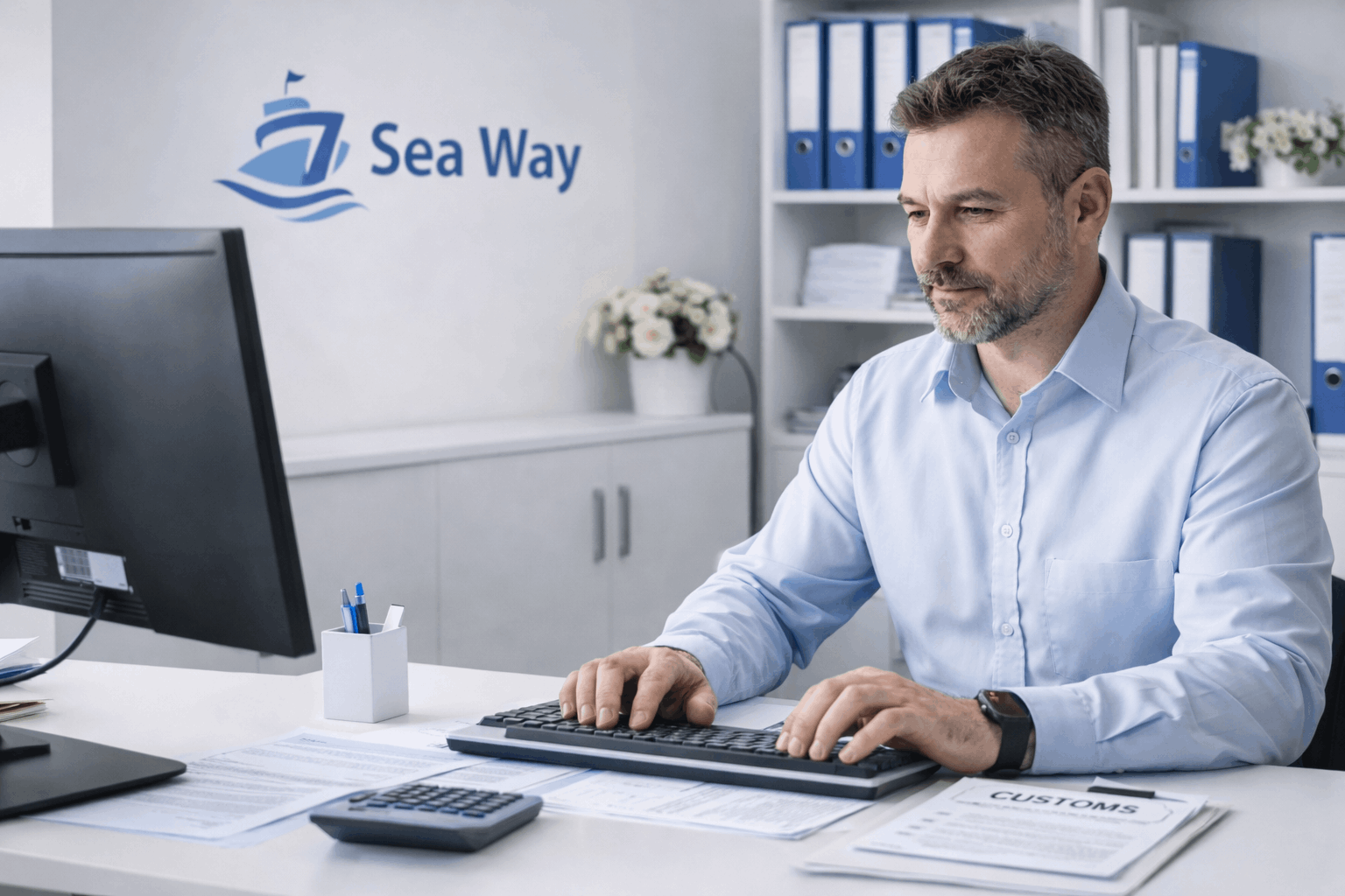 Таможенное оформление грузов брокером Sea Way работа с документами в офисе Одесса